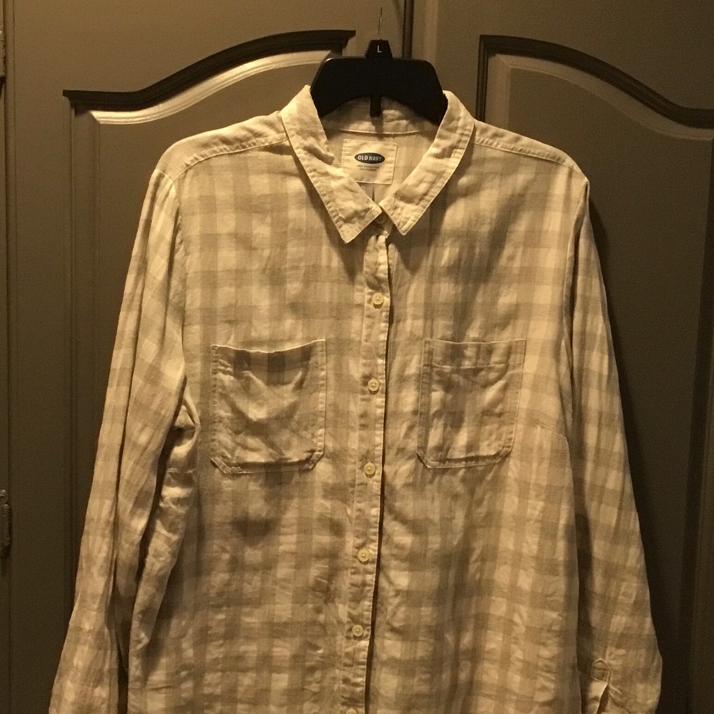 Gray/White Buffalo Check Button Down